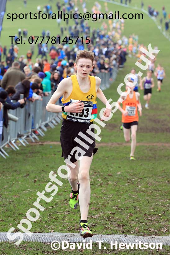 Boys Under-13s, 2024 CAU Inter Counties Cross Country Champs., Wollaton Park, Nottingham. Photo: David T. Hewitson/Sports for All Pics